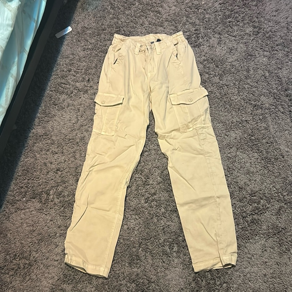 Cream colored cargo pants